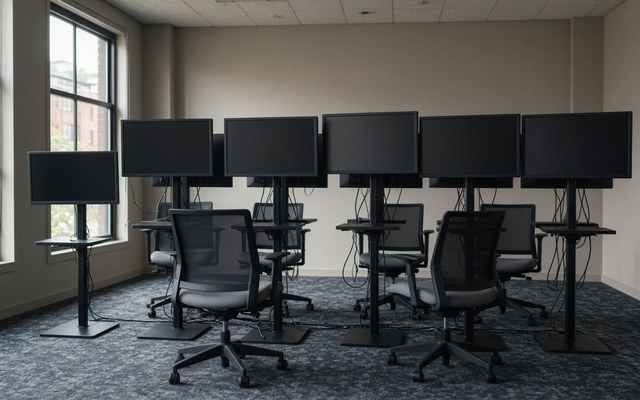 North wall monitors